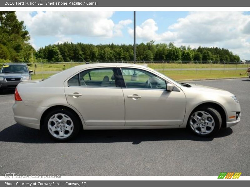 Smokestone Metallic / Camel 2010 Ford Fusion SE