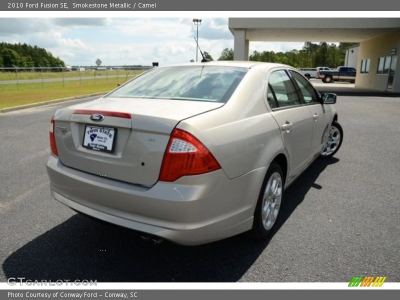 Smokestone Metallic / Camel 2010 Ford Fusion SE