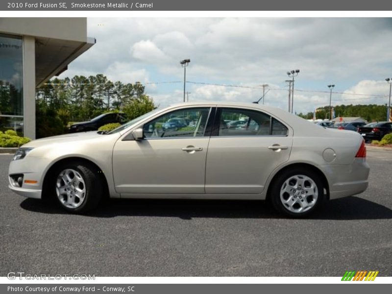 Smokestone Metallic / Camel 2010 Ford Fusion SE