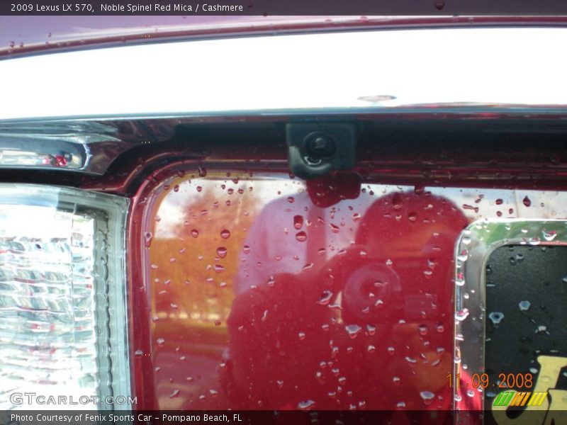 Noble Spinel Red Mica / Cashmere 2009 Lexus LX 570
