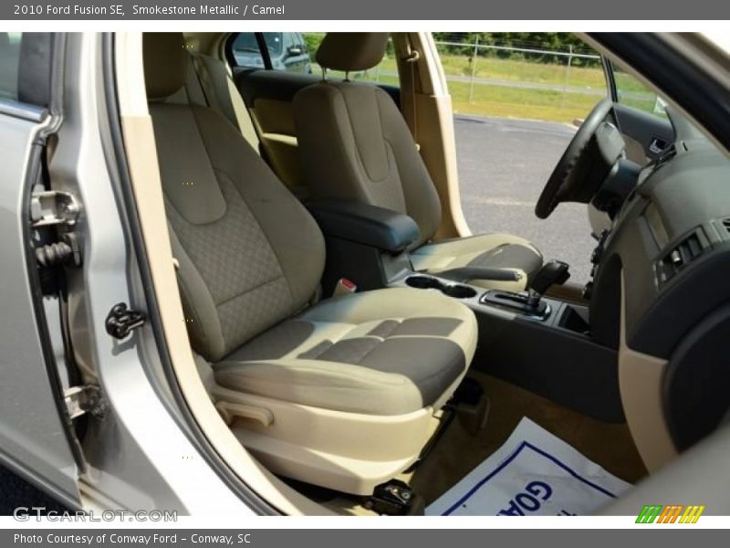 Smokestone Metallic / Camel 2010 Ford Fusion SE