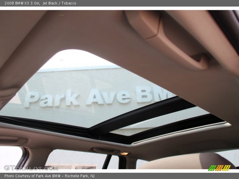 Jet Black / Tobacco 2008 BMW X3 3.0si