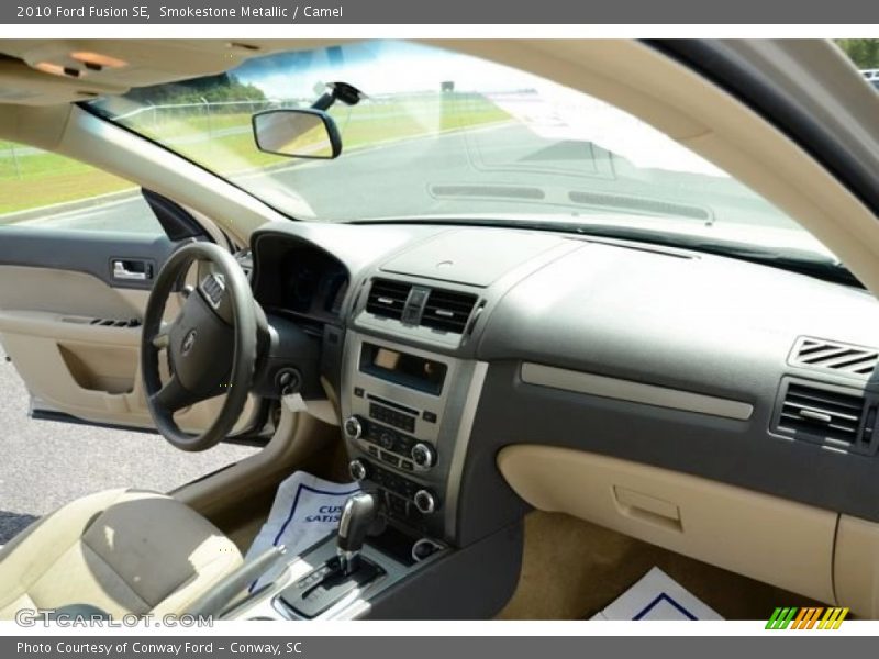Smokestone Metallic / Camel 2010 Ford Fusion SE