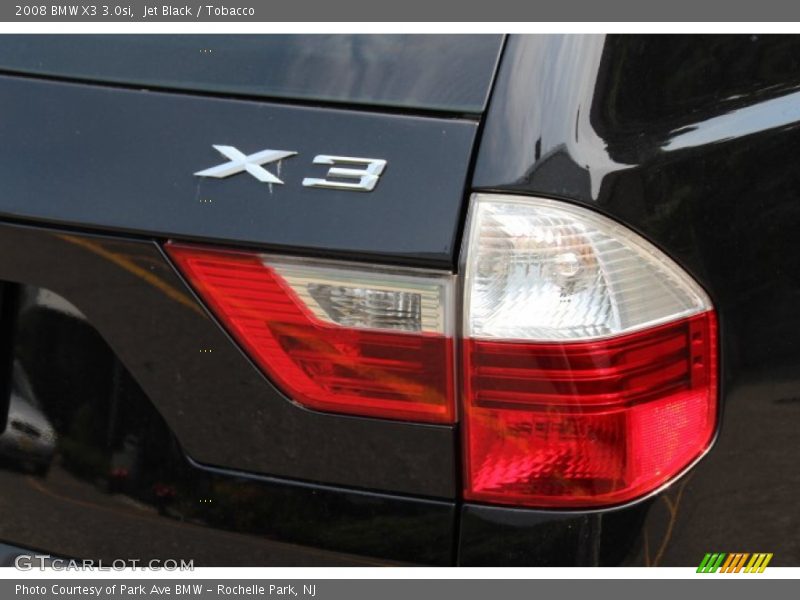 Jet Black / Tobacco 2008 BMW X3 3.0si