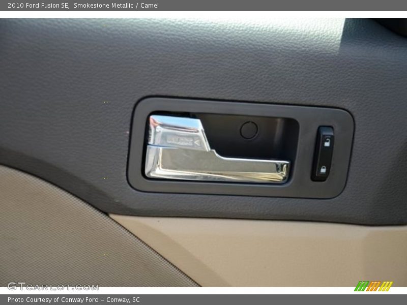 Smokestone Metallic / Camel 2010 Ford Fusion SE