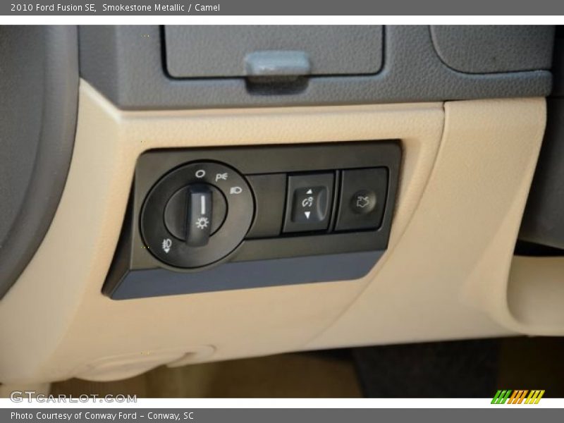 Smokestone Metallic / Camel 2010 Ford Fusion SE