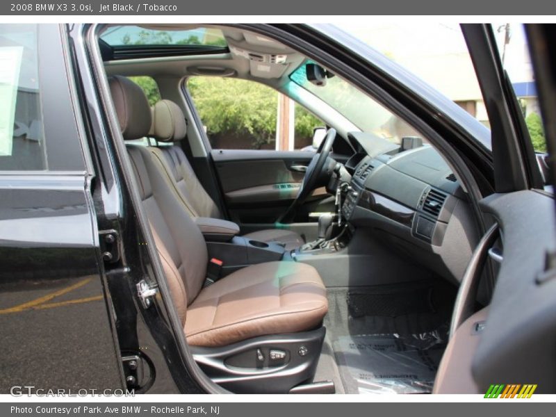 Jet Black / Tobacco 2008 BMW X3 3.0si
