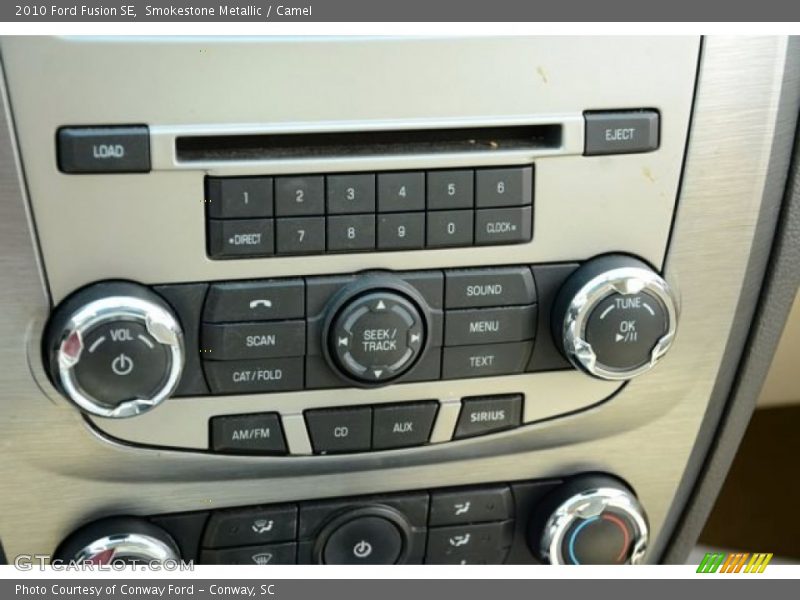 Smokestone Metallic / Camel 2010 Ford Fusion SE