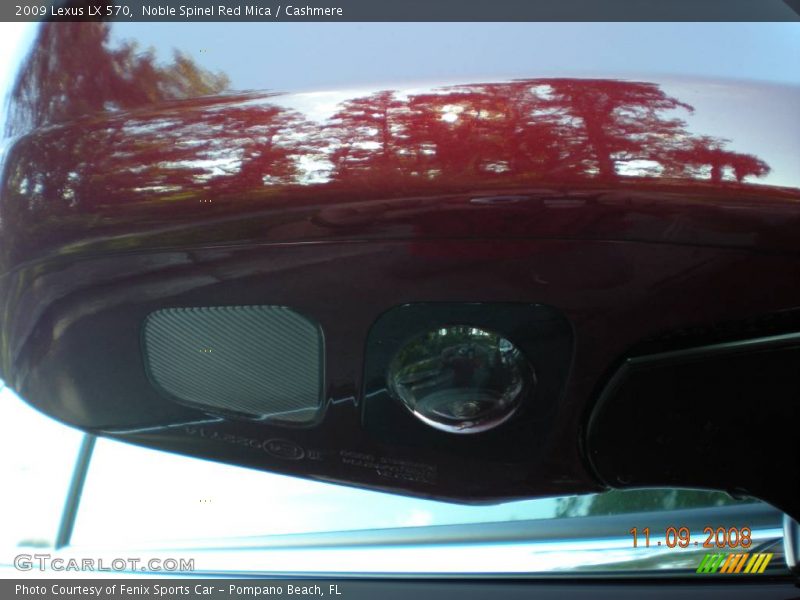Noble Spinel Red Mica / Cashmere 2009 Lexus LX 570