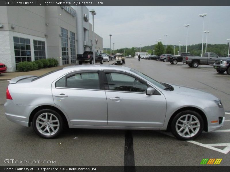 Ingot Silver Metallic / Charcoal Black 2012 Ford Fusion SEL