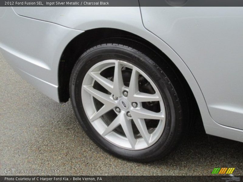 Ingot Silver Metallic / Charcoal Black 2012 Ford Fusion SEL