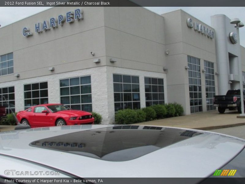 Ingot Silver Metallic / Charcoal Black 2012 Ford Fusion SEL