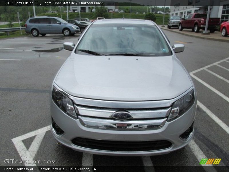 Ingot Silver Metallic / Charcoal Black 2012 Ford Fusion SEL