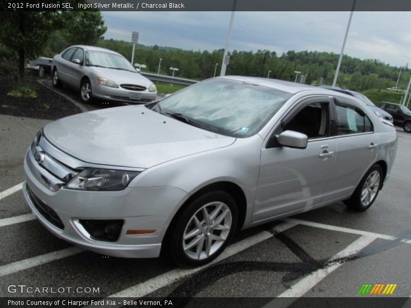 Ingot Silver Metallic / Charcoal Black 2012 Ford Fusion SEL