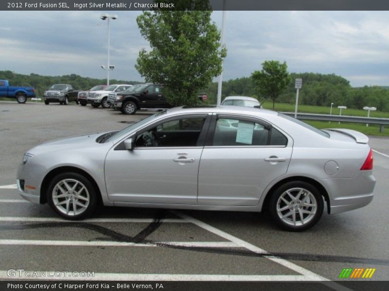 Ingot Silver Metallic / Charcoal Black 2012 Ford Fusion SEL