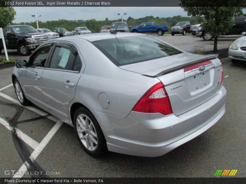 Ingot Silver Metallic / Charcoal Black 2012 Ford Fusion SEL