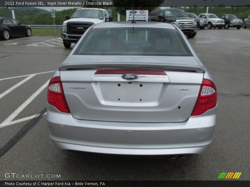 Ingot Silver Metallic / Charcoal Black 2012 Ford Fusion SEL