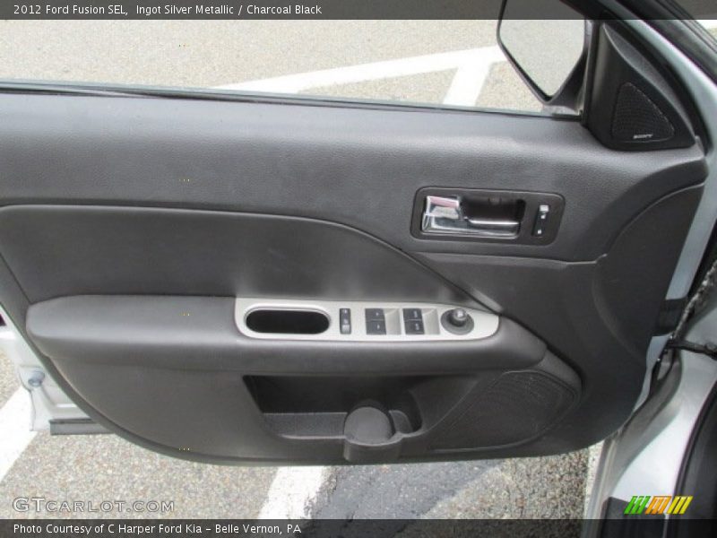 Ingot Silver Metallic / Charcoal Black 2012 Ford Fusion SEL
