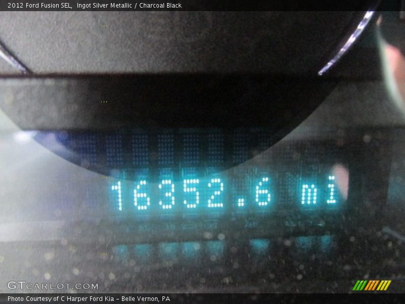 Ingot Silver Metallic / Charcoal Black 2012 Ford Fusion SEL