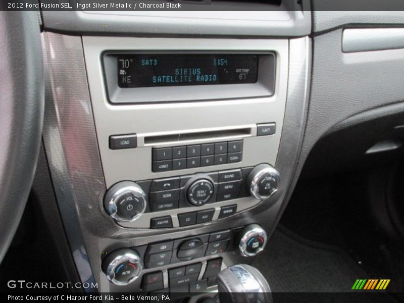 Ingot Silver Metallic / Charcoal Black 2012 Ford Fusion SEL