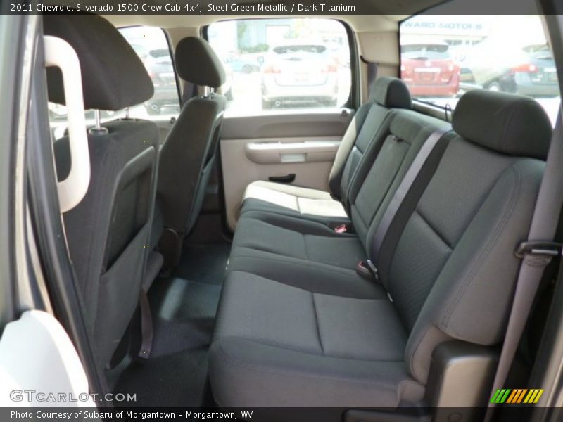 Steel Green Metallic / Dark Titanium 2011 Chevrolet Silverado 1500 Crew Cab 4x4