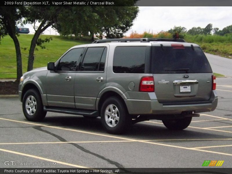 Vapor Silver Metallic / Charcoal Black 2009 Ford Expedition XLT