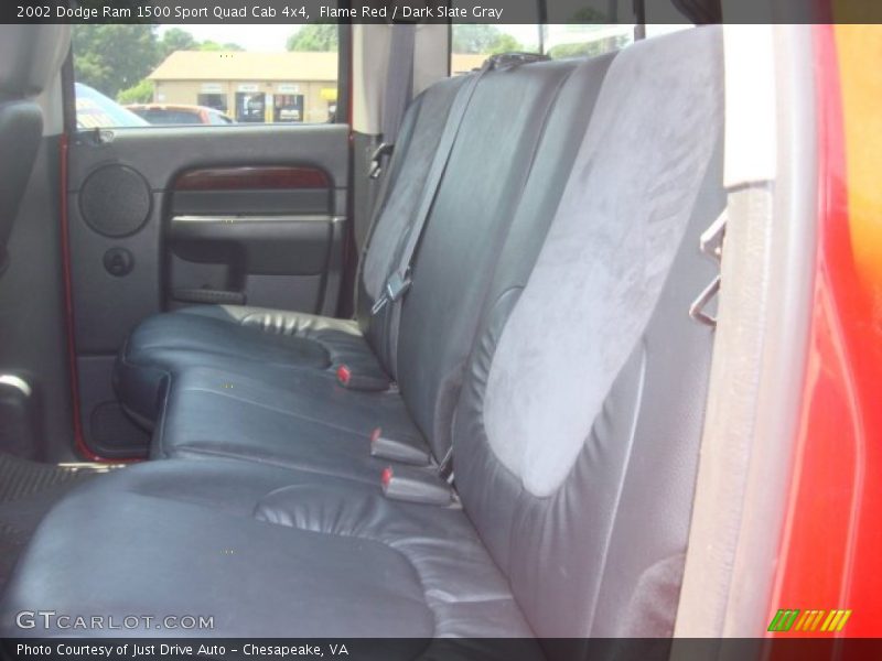 Flame Red / Dark Slate Gray 2002 Dodge Ram 1500 Sport Quad Cab 4x4