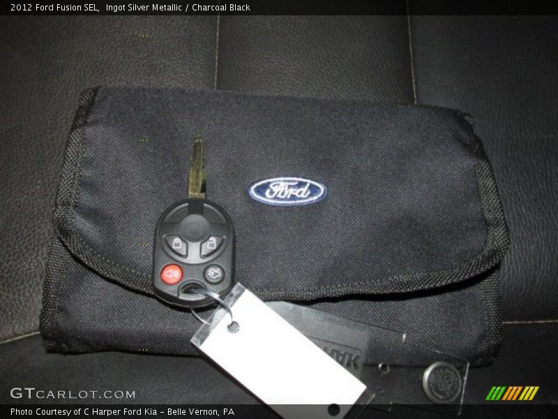 Ingot Silver Metallic / Charcoal Black 2012 Ford Fusion SEL