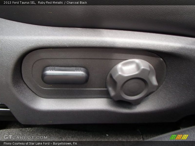 Ruby Red Metallic / Charcoal Black 2013 Ford Taurus SEL
