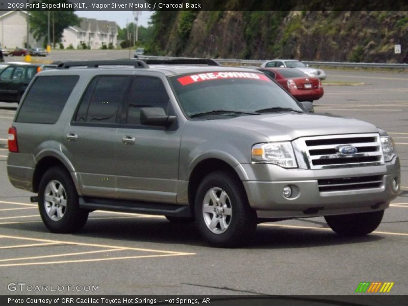 Vapor Silver Metallic / Charcoal Black 2009 Ford Expedition XLT