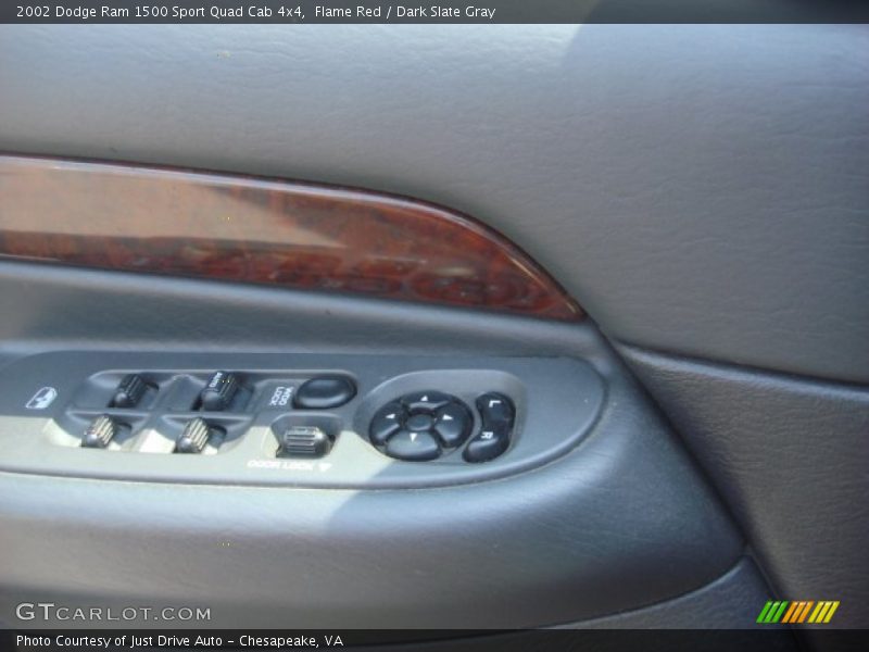 Flame Red / Dark Slate Gray 2002 Dodge Ram 1500 Sport Quad Cab 4x4