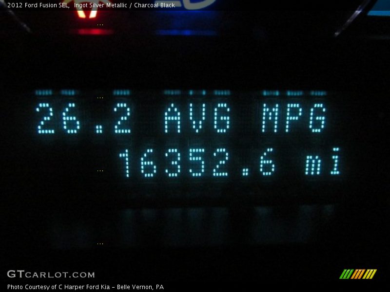 Ingot Silver Metallic / Charcoal Black 2012 Ford Fusion SEL