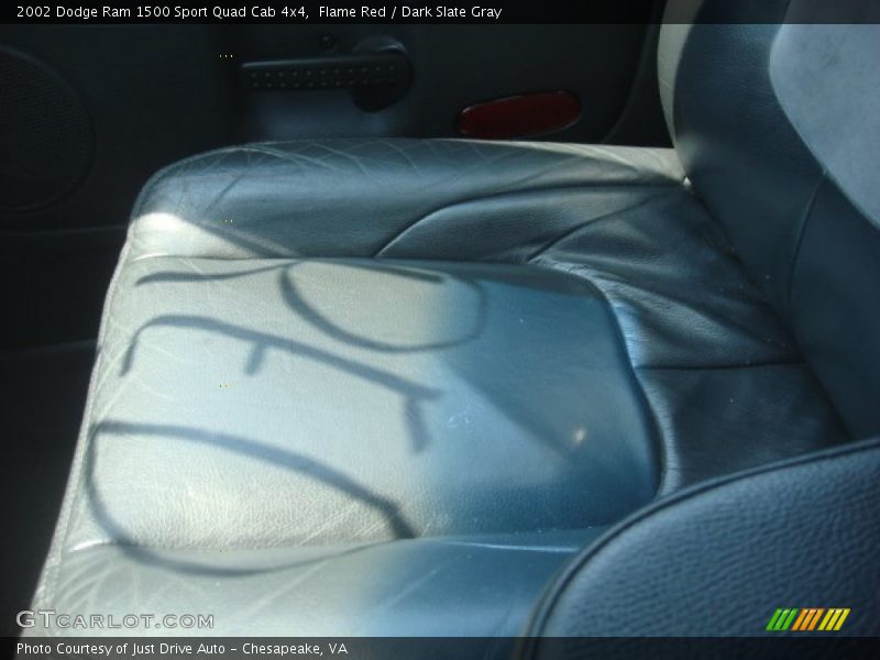 Flame Red / Dark Slate Gray 2002 Dodge Ram 1500 Sport Quad Cab 4x4