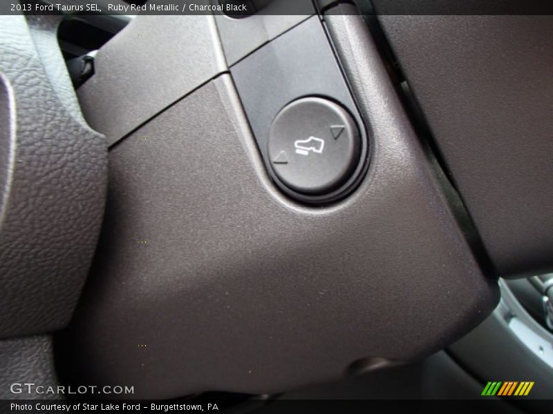 Ruby Red Metallic / Charcoal Black 2013 Ford Taurus SEL