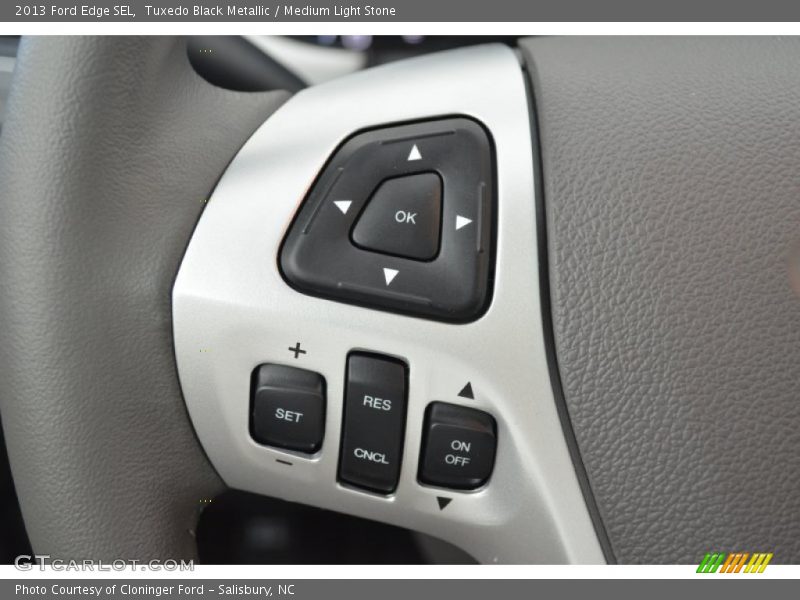 Tuxedo Black Metallic / Medium Light Stone 2013 Ford Edge SEL