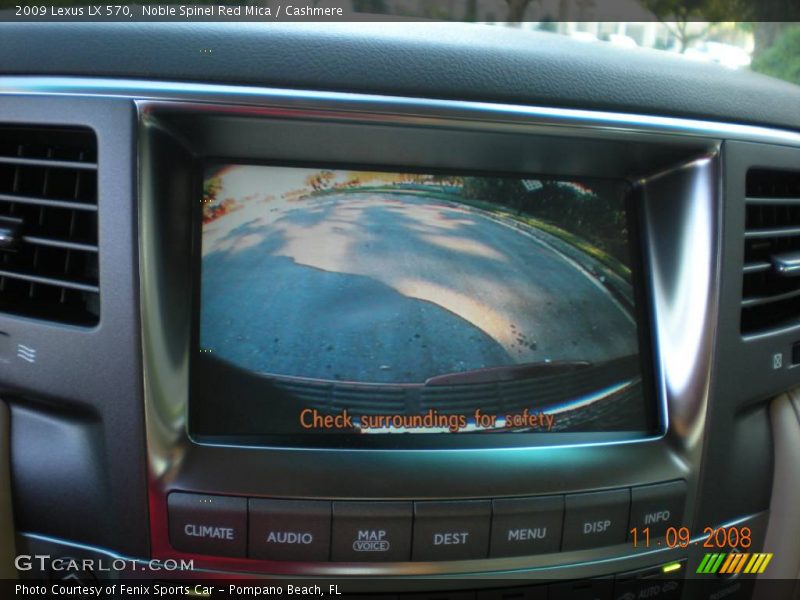 Noble Spinel Red Mica / Cashmere 2009 Lexus LX 570