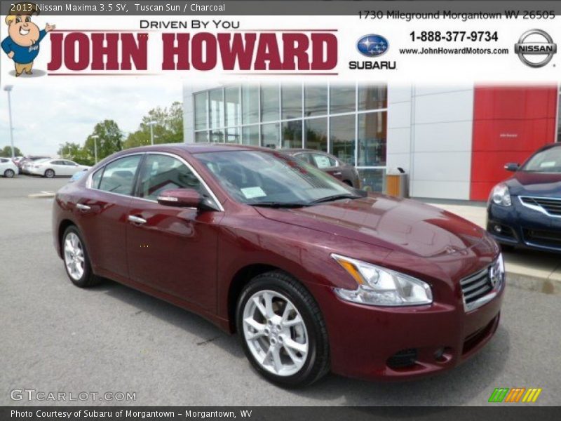 Tuscan Sun / Charcoal 2013 Nissan Maxima 3.5 SV