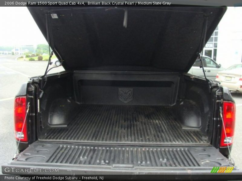 Brilliant Black Crystal Pearl / Medium Slate Gray 2006 Dodge Ram 1500 Sport Quad Cab 4x4