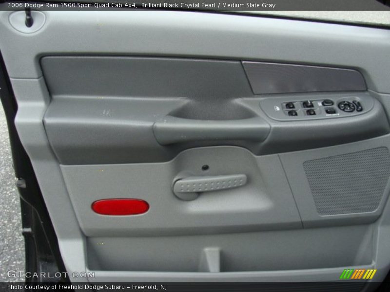 Brilliant Black Crystal Pearl / Medium Slate Gray 2006 Dodge Ram 1500 Sport Quad Cab 4x4