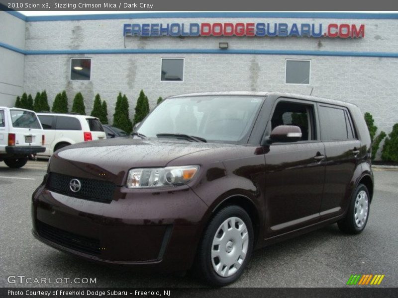 Sizzling Crimson Mica / Dark Gray 2010 Scion xB
