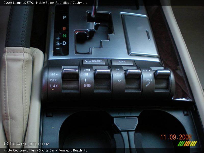 Noble Spinel Red Mica / Cashmere 2009 Lexus LX 570