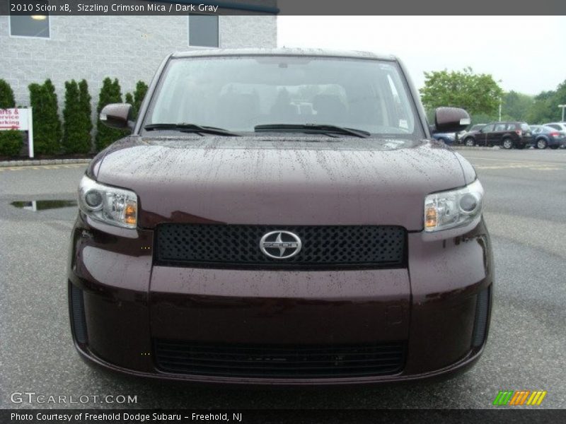 Sizzling Crimson Mica / Dark Gray 2010 Scion xB