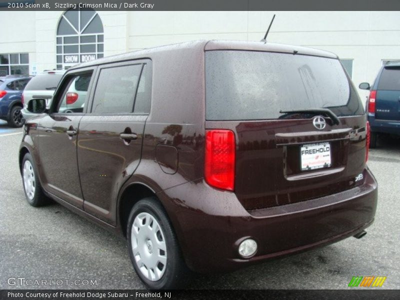 Sizzling Crimson Mica / Dark Gray 2010 Scion xB