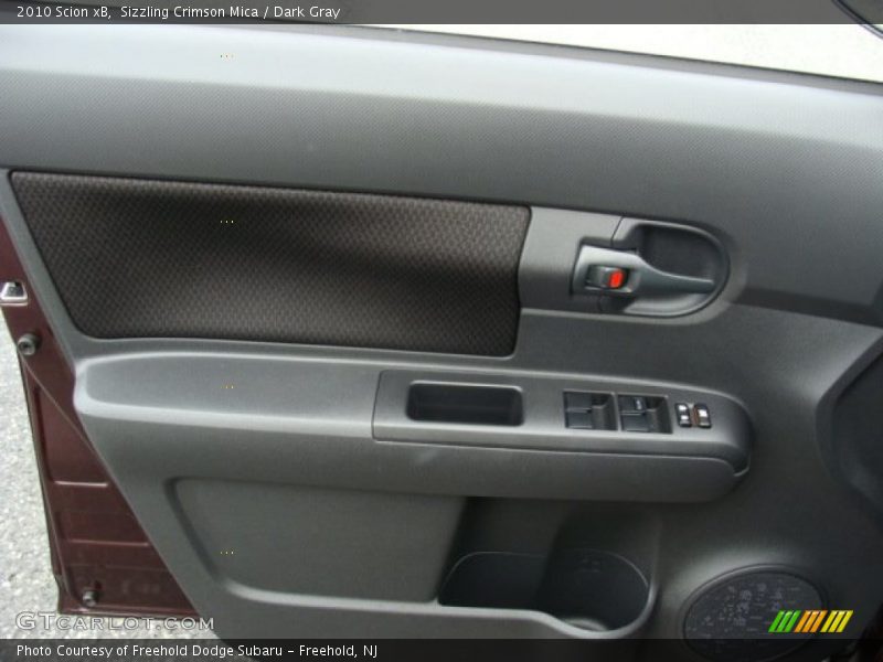 Sizzling Crimson Mica / Dark Gray 2010 Scion xB