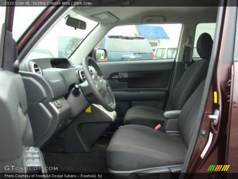 Sizzling Crimson Mica / Dark Gray 2010 Scion xB