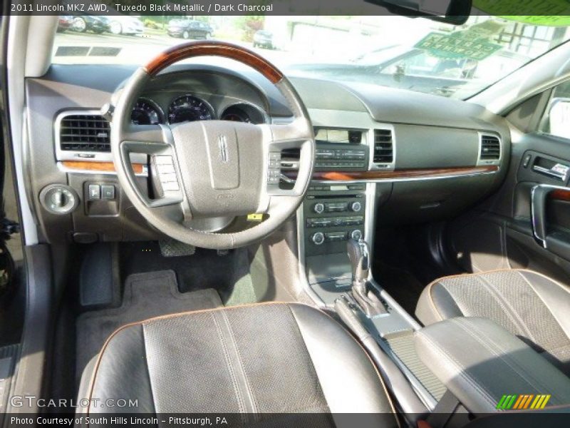Tuxedo Black Metallic / Dark Charcoal 2011 Lincoln MKZ AWD