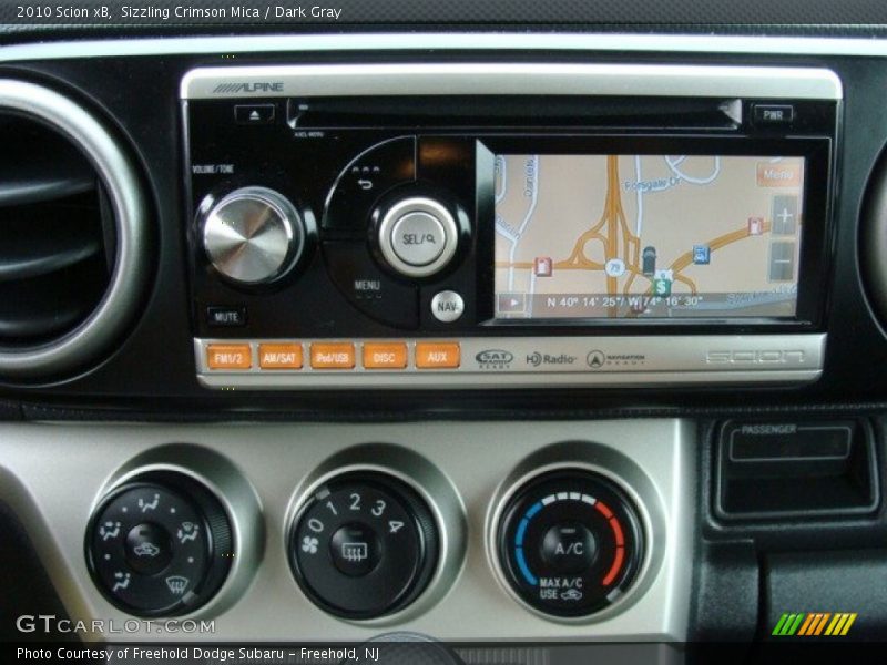 Sizzling Crimson Mica / Dark Gray 2010 Scion xB