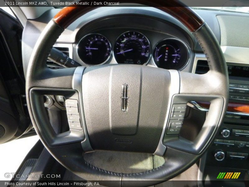Tuxedo Black Metallic / Dark Charcoal 2011 Lincoln MKZ AWD