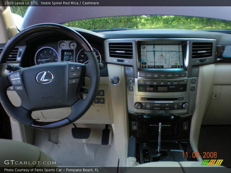 Noble Spinel Red Mica / Cashmere 2009 Lexus LX 570