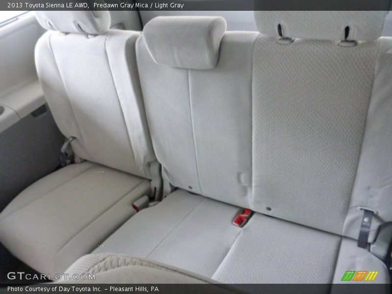 Predawn Gray Mica / Light Gray 2013 Toyota Sienna LE AWD
